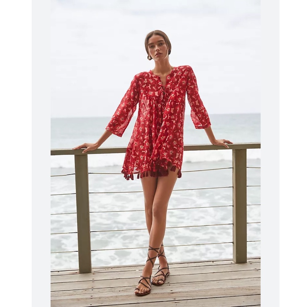 Anthropologie Floral Tunic Dress - Picture 4 of 14